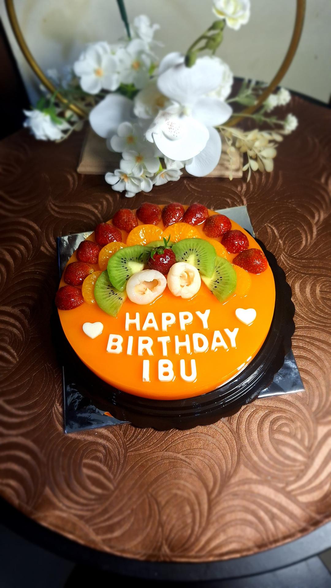 Mango Birthday Pudding (D18)